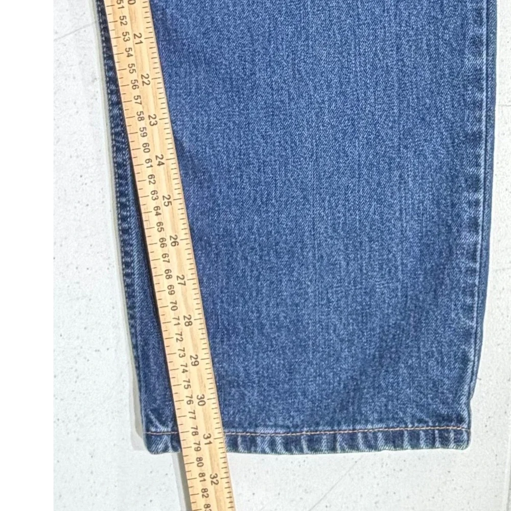 Levis 550 Relaxed Jeans 38x32 (36x31) Medium Wash Tapered Rigid Vintage 2004 Y2K